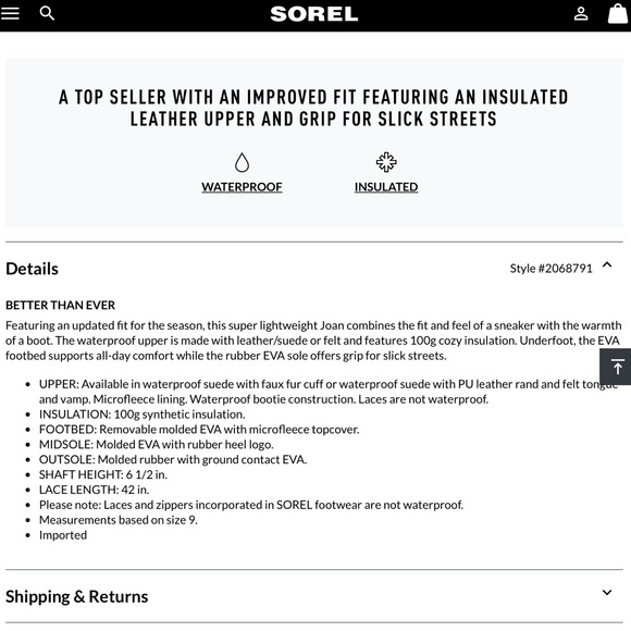 Sorel womenβs explorer next Joan boot 7.5 - Picture 2 of 13